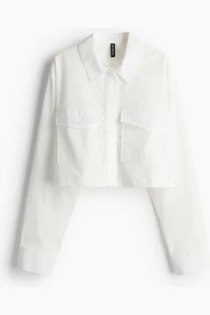 H&M Cropped cargo shirt