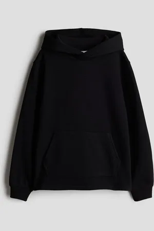 H&M Waffled jersey hoodie
