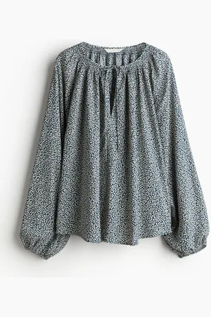 H&M Oversized crêpe blouse