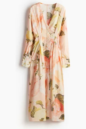 H&M Waisted V-neck dress