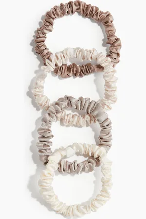 H&M 4-pack silk scrunchies