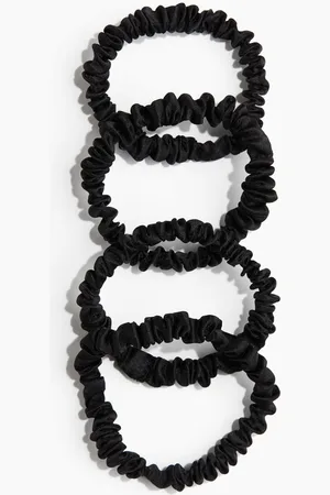 H&M 4-pack silk scrunchies