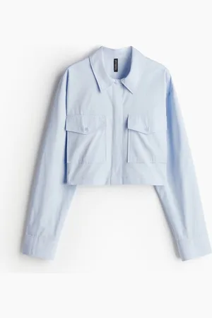 H&M Cropped cargo shirt