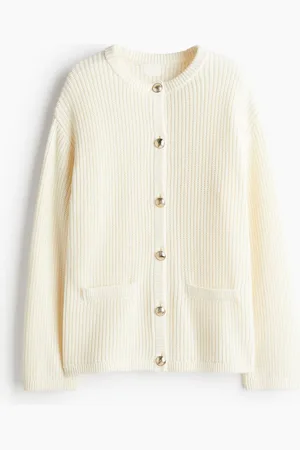 H&M Rib-knit cardigan