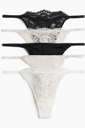 H&M 5-pack tanga thong briefs