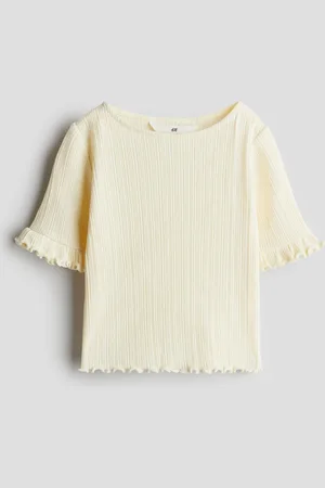 H&M Ribbed jersey top