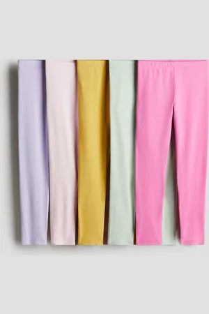 H&M 5-pack jersey leggings
