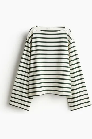 H&M Oversized boat-neck top