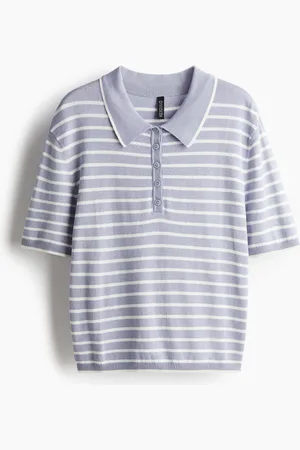 H&M Fine-knit polo shirt