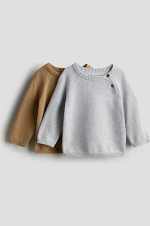H&M 2-pack cotton-knit jumpers