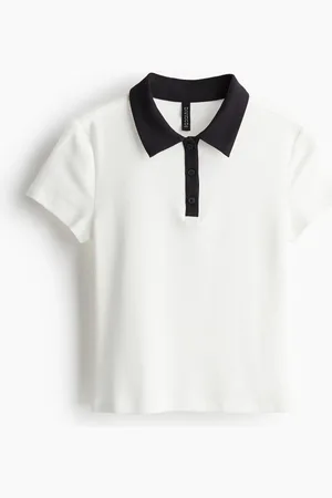 H&M Cropped polo shirt