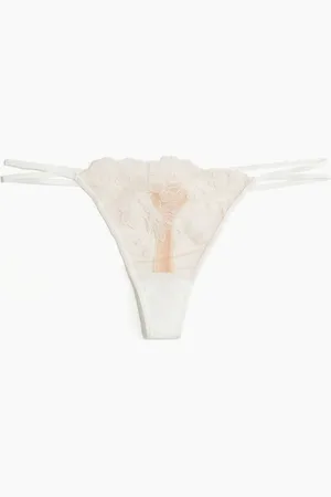 H&M Embroidered thong briefs