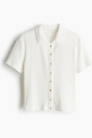 H&M Ribbed polo shirt