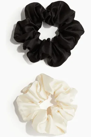 H&M 2-pack silk scrunchies