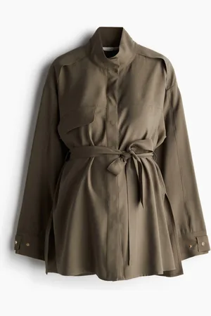 H&M MAMA Tie-belt shirt