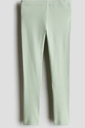 H&M Ribbed cotton leggings