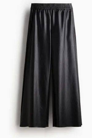 H&M Wide coated joggers