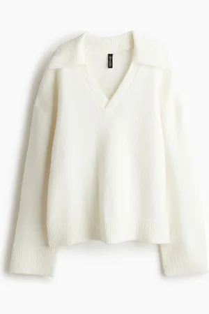 H&M Collared fine-knit jumper