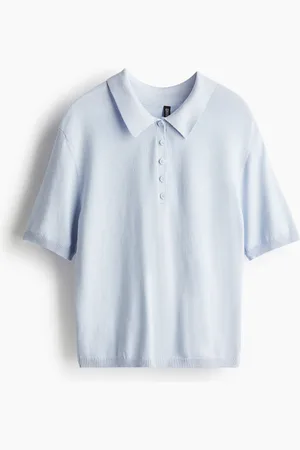 H&M Fine-knit polo shirt