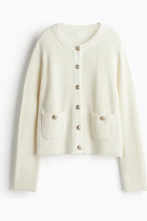 H&M Rib-knit cardigan