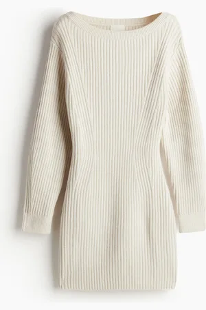 H&M Rib-knit boat-neck dress