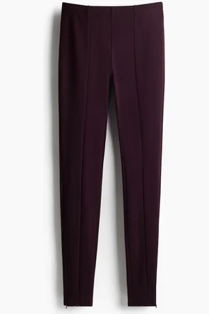 H&M Zip-hem heavy jersey leggings