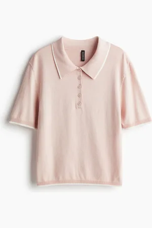 H&M Fine-knit polo shirt