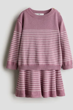 H&M 2-piece fine-knit cotton set