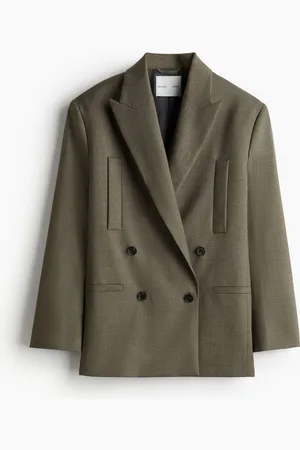 H&M Double-breasted wool blazer
