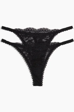 H&M 2-pack lace tanga thong briefs