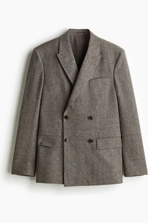 H&M Regular Fit Wool-blend double-breasted jacket