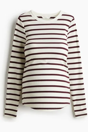 H&M MAMA Ribbed jersey top