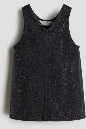 H&M Embellished denim dress