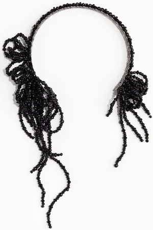 H&M Asymmetric beaded necklace