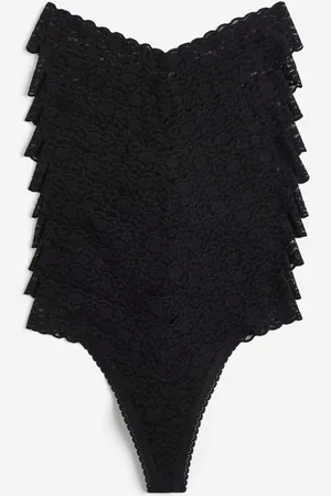 H&M 10-pack lace thong briefs