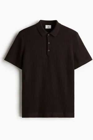 H&M Slim Fit Textured polo shirt