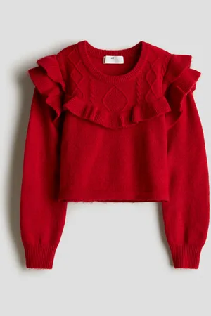 H&M Frill-trim jumper