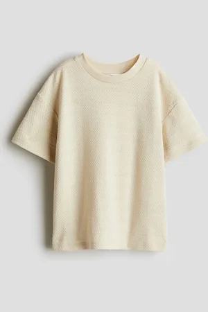 H&M Textured-knit T-shirt