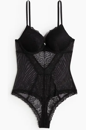 H&M Mesh push-up thong body