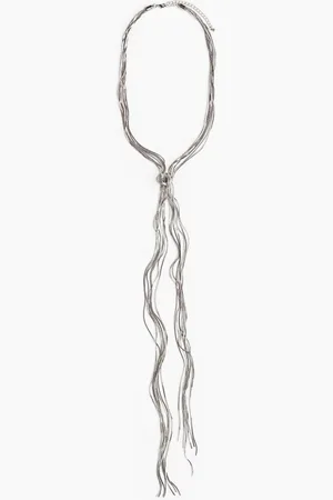 H&M Snake chain lariat necklace