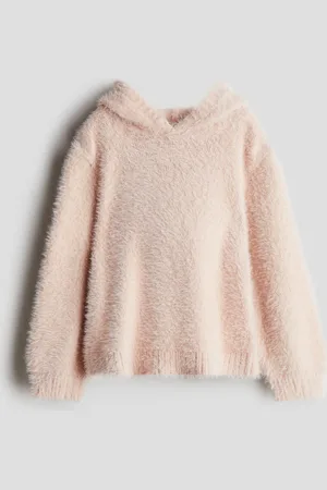 H&M Fluffy-knit hoodie