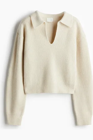 H&M Rib-knit collared jumper
