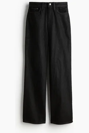 H&M Curvy Fit Wide Ultra High Jeans