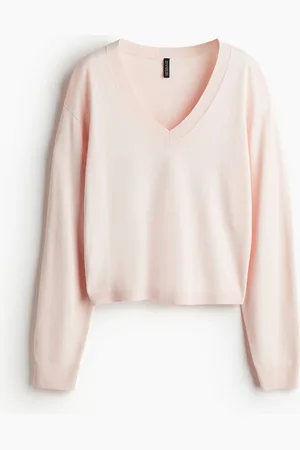 H&M Fine-knit V-neck jumper