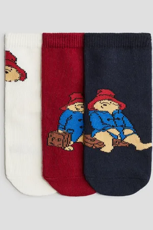 H&M 3-pack motif-detail socks