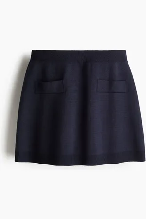 H&M Fine-knit mini skirt