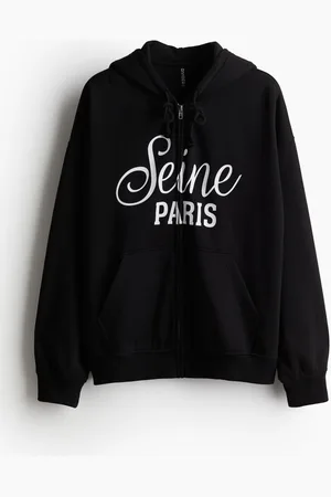 H&M Oversized zip-through hoodie