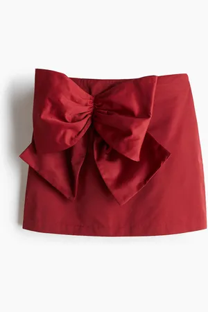 H&M Bow-front mini skirt