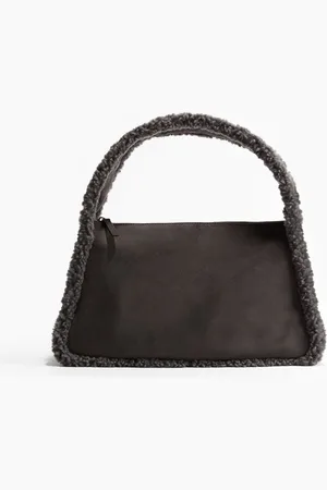 H&M Teddy-trimmed shoulder bag