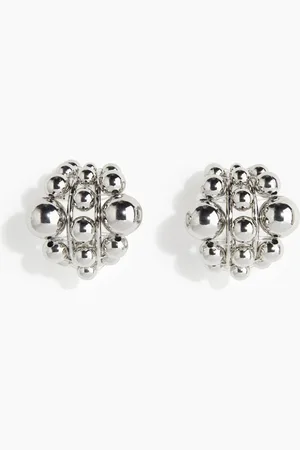 H&M Beaded hoop earrings
